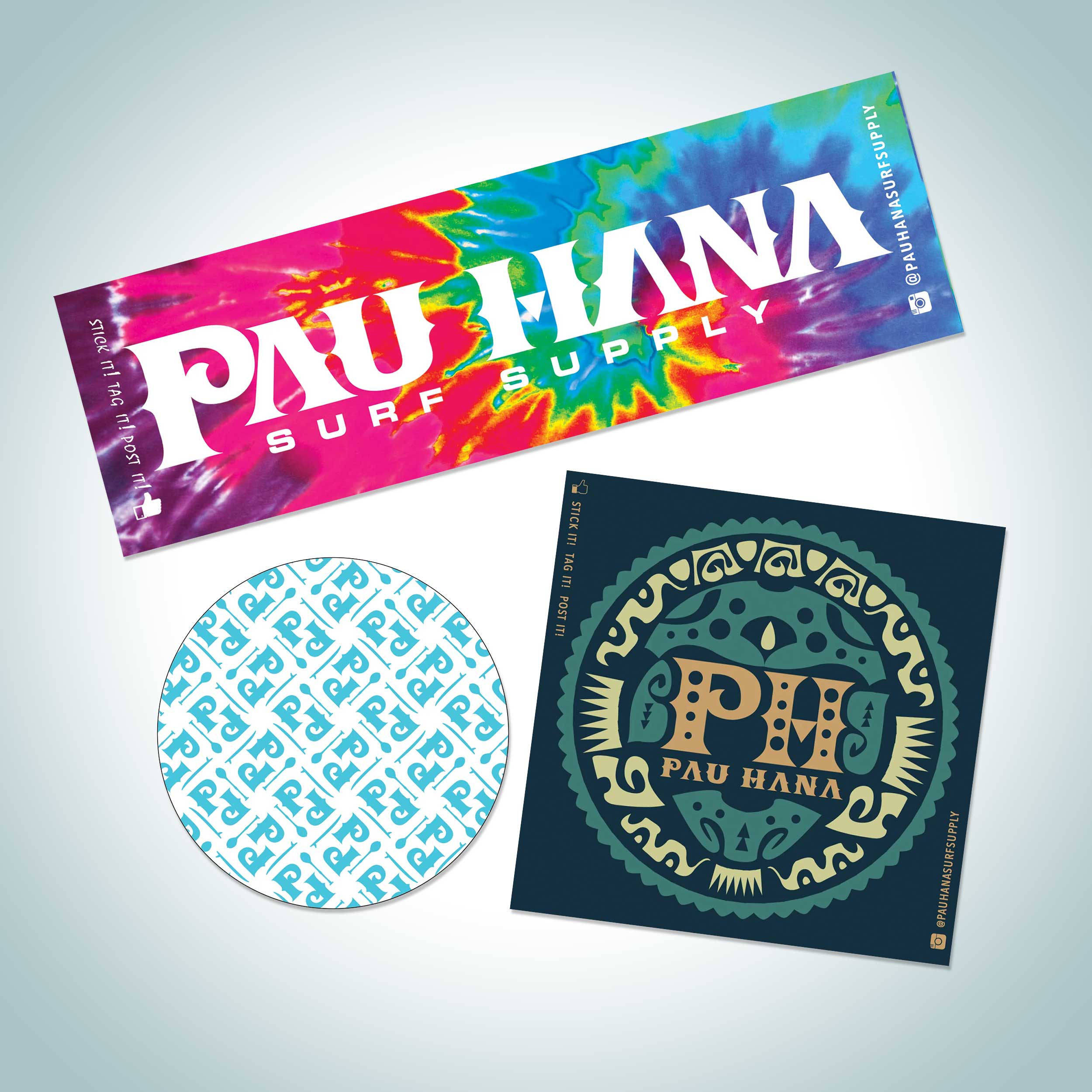 Pau Hana Sticker Pack - Pau Hana Surf Supply