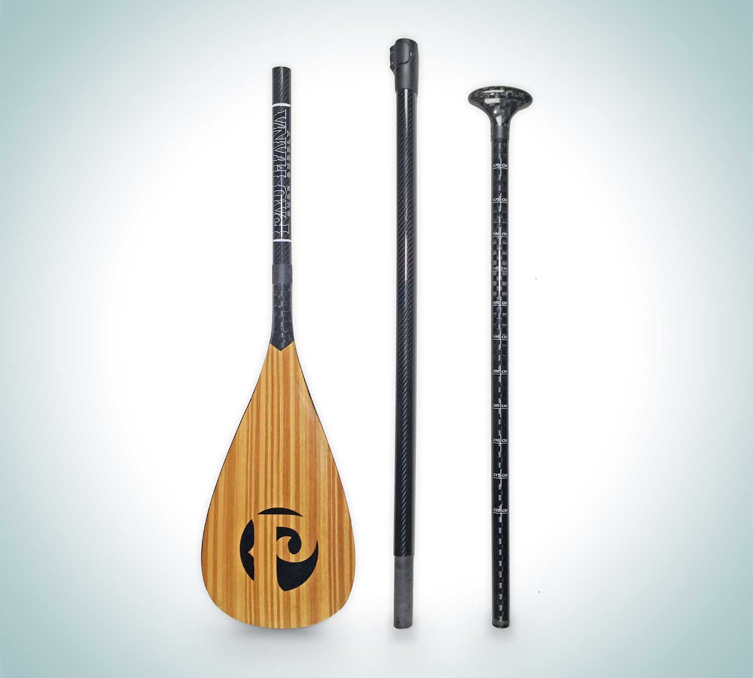 Carbon Teak SUP Paddle - Pau Hana Surf Supply