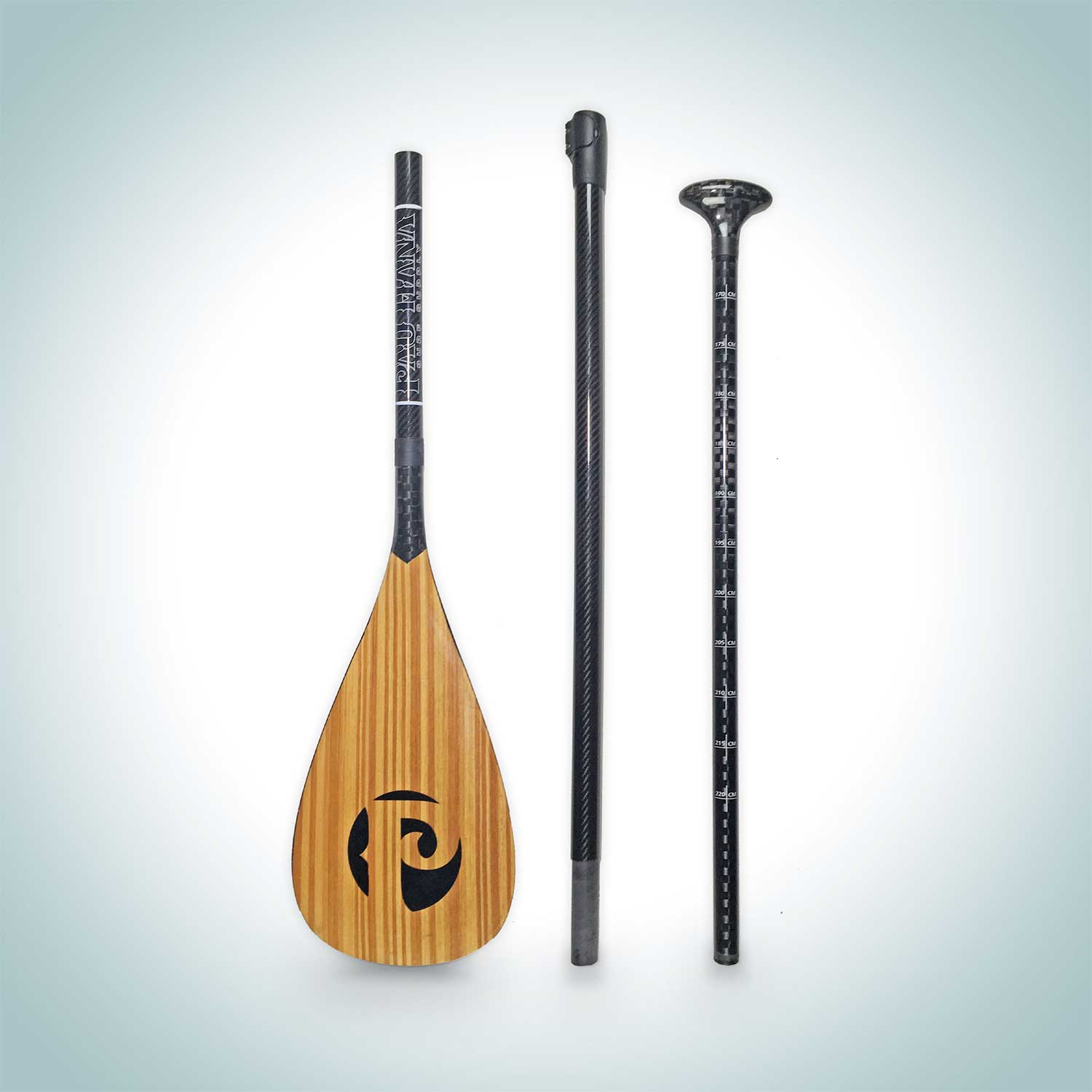 Carbon Teak SUP Paddle - Pau Hana Surf Supply