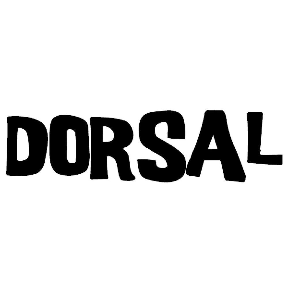 Black 'DORSAL' text on a white background