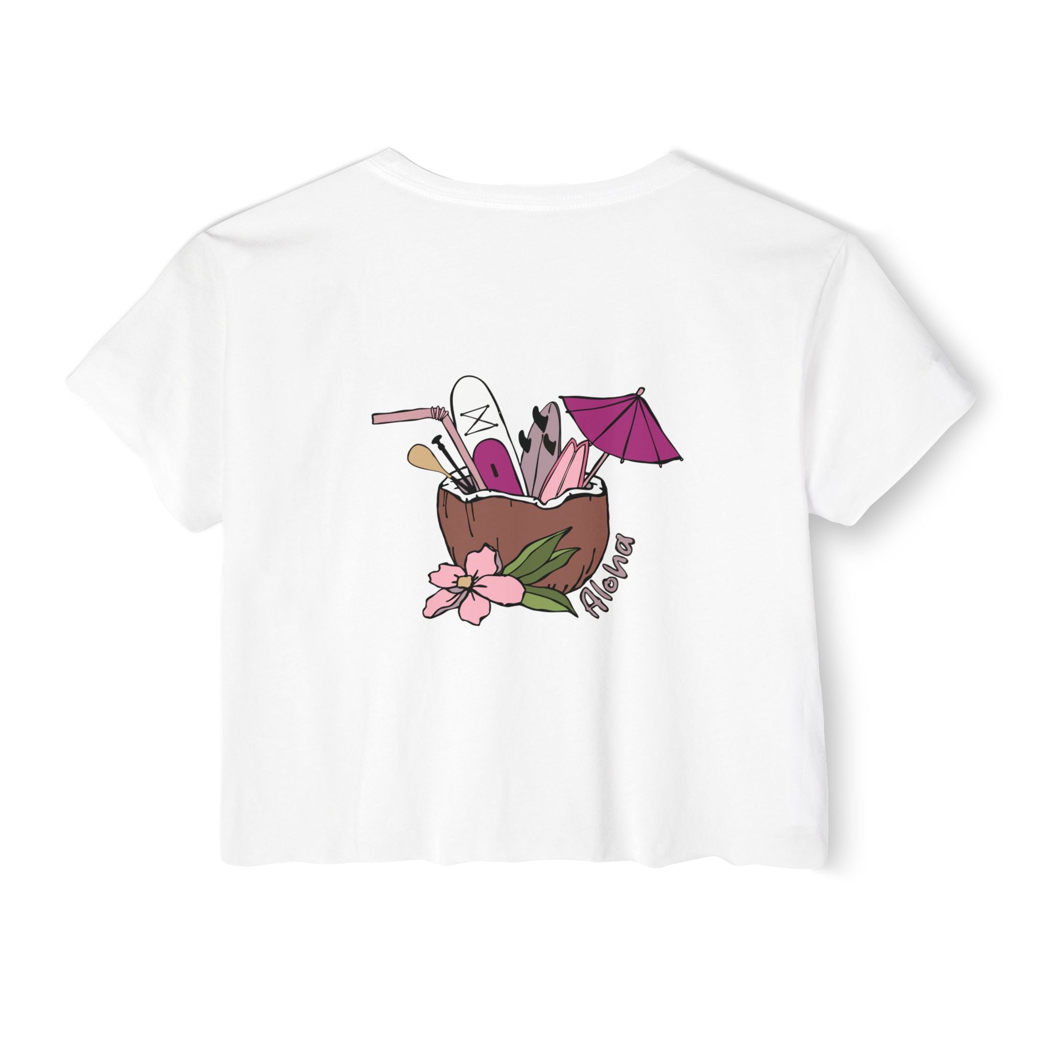 Women’s Aloha Cropped Tee - Pau Hana Surf Supply