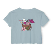 Women’s Aloha Cropped Tee - Pau Hana Surf Supply