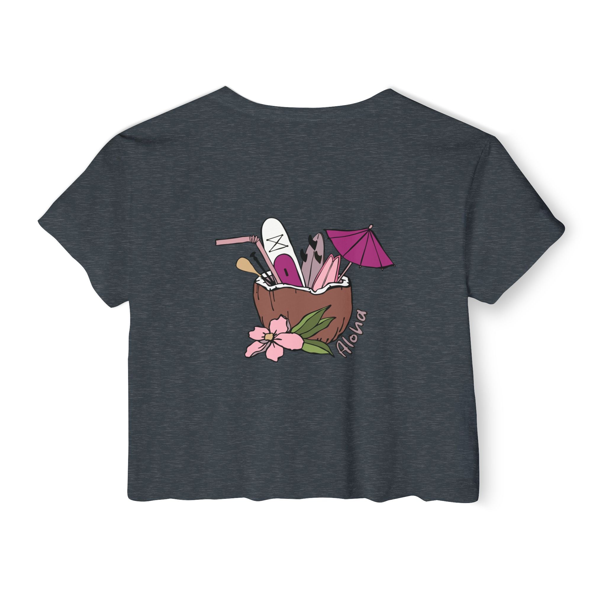 Women’s Aloha Cropped Tee - Pau Hana Surf Supply