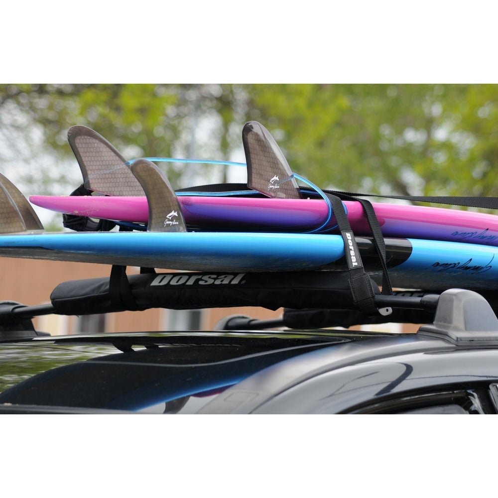 DORSAL Aero Roof Rack Pads for Crossbars - Set of 2 for Surfboards Kayaks SUP Snowboards Paddleboard and Canoe - Pau Hana Surf Supply