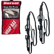 DORSAL Wrap Rax Double Surfboard Soft Roof Rack Pads with Straps - Pack of 2 Corrosion Resistant Buckles, Universal Fit, Trucks SUVs - Longboards, Short Boards, SUP, Soft Tops - Pau Hana Surf Supply