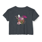 Women’s Aloha Cropped Tee - Pau Hana Surf Supply