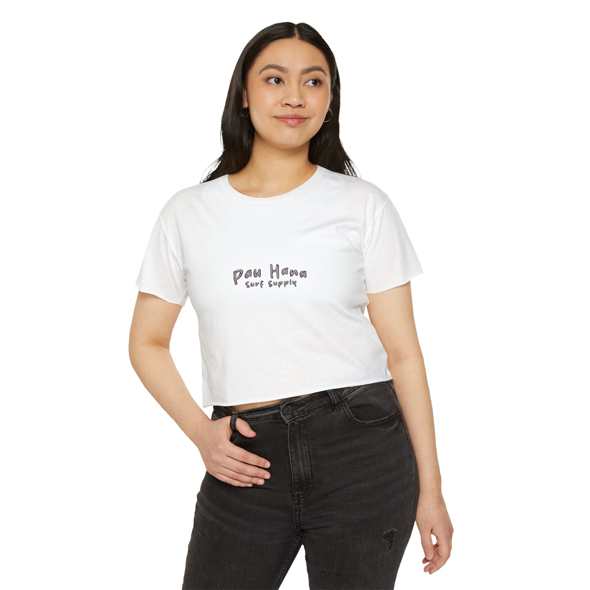 Women’s Aloha Cropped Tee - Pau Hana Surf Supply