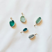 Blue Sea Glass Necklace (Handmade) - Pau Hana Surf Supply