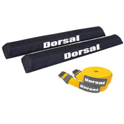 DORSAL Aero Roof Rack Pads with 15 ft Surf Straps - Pack of 4 for Car Surfboard Kayak SUP Long - Pau Hana Surf Supply