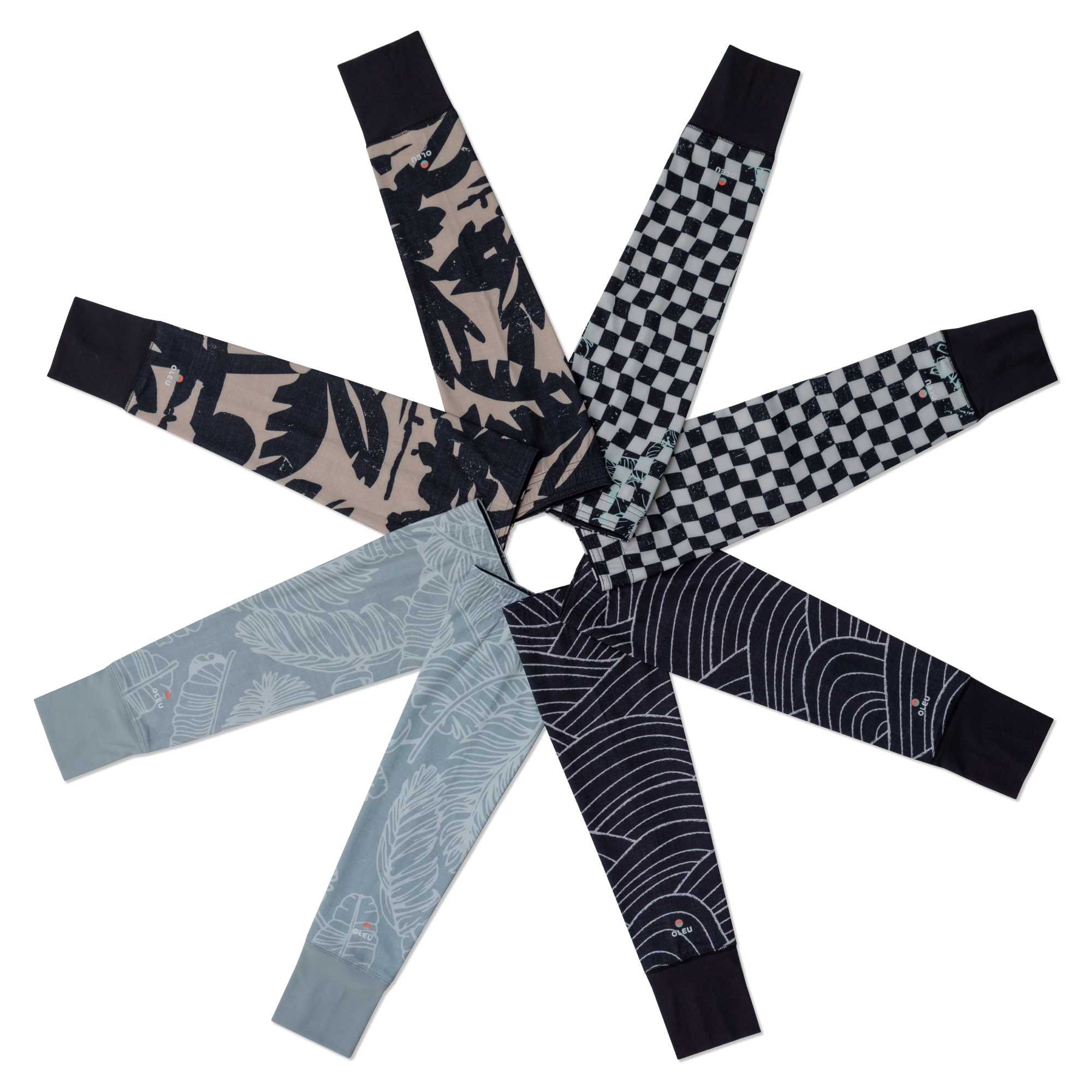 OLEU SUNSPORT™ UV ARM SLEEVES - STORM CARBON