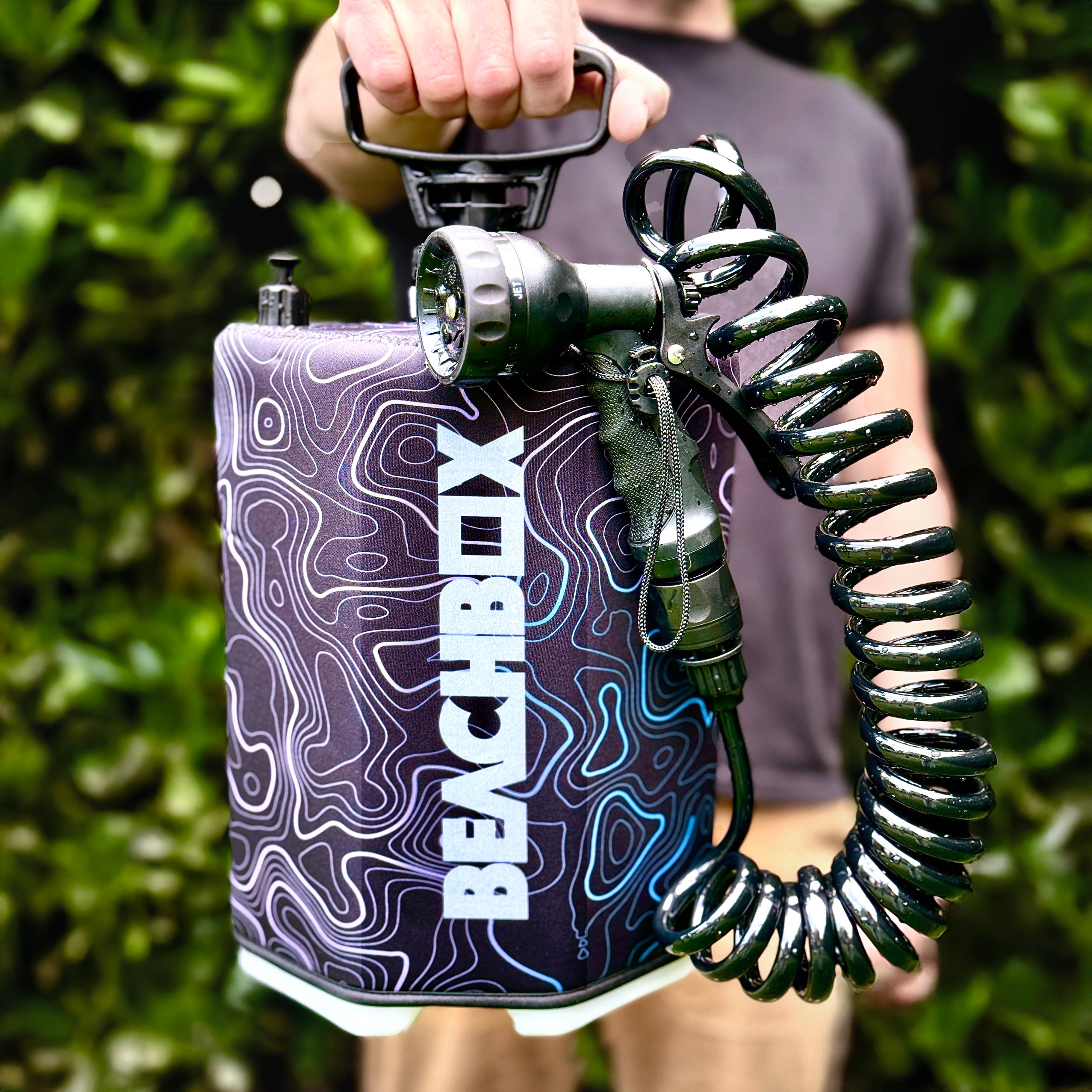 BeachBox Portable Camping Shower Tank - 'Elevation'