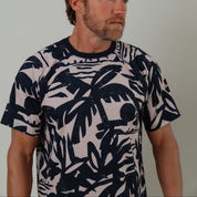 OLEU SUNSPORT™ UV TEE SHIRT - CARVINGS SANDSTONE