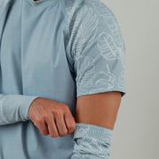 OLEU SUNSPORT™ UV ARM SLEEVES - RAINFOREST SEA GREEN