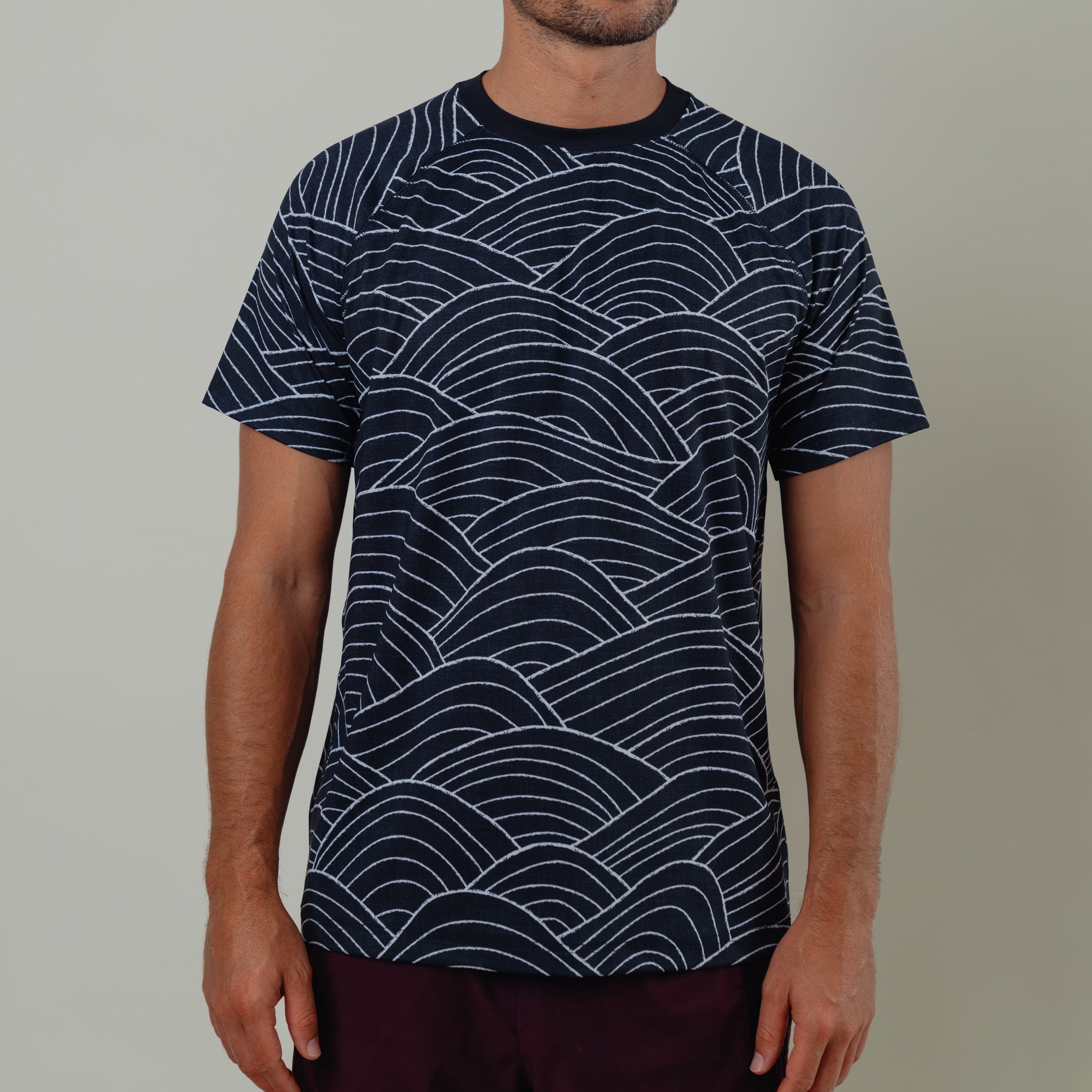 OLEU SUNSPORT™ UV TEE SHIRT - STORM CARBON
