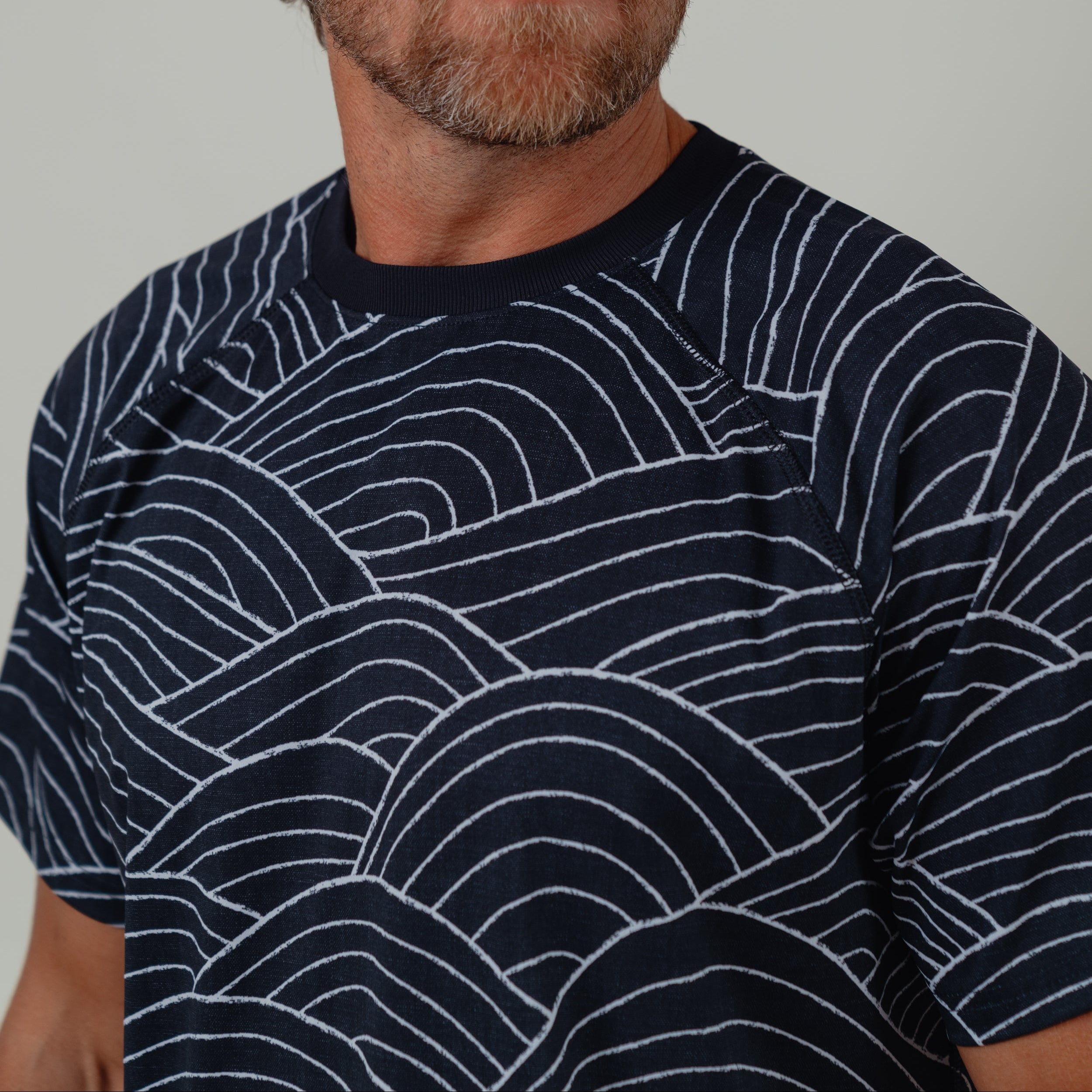 OLEU SUNSPORT™ UV TEE SHIRT - STORM CARBON