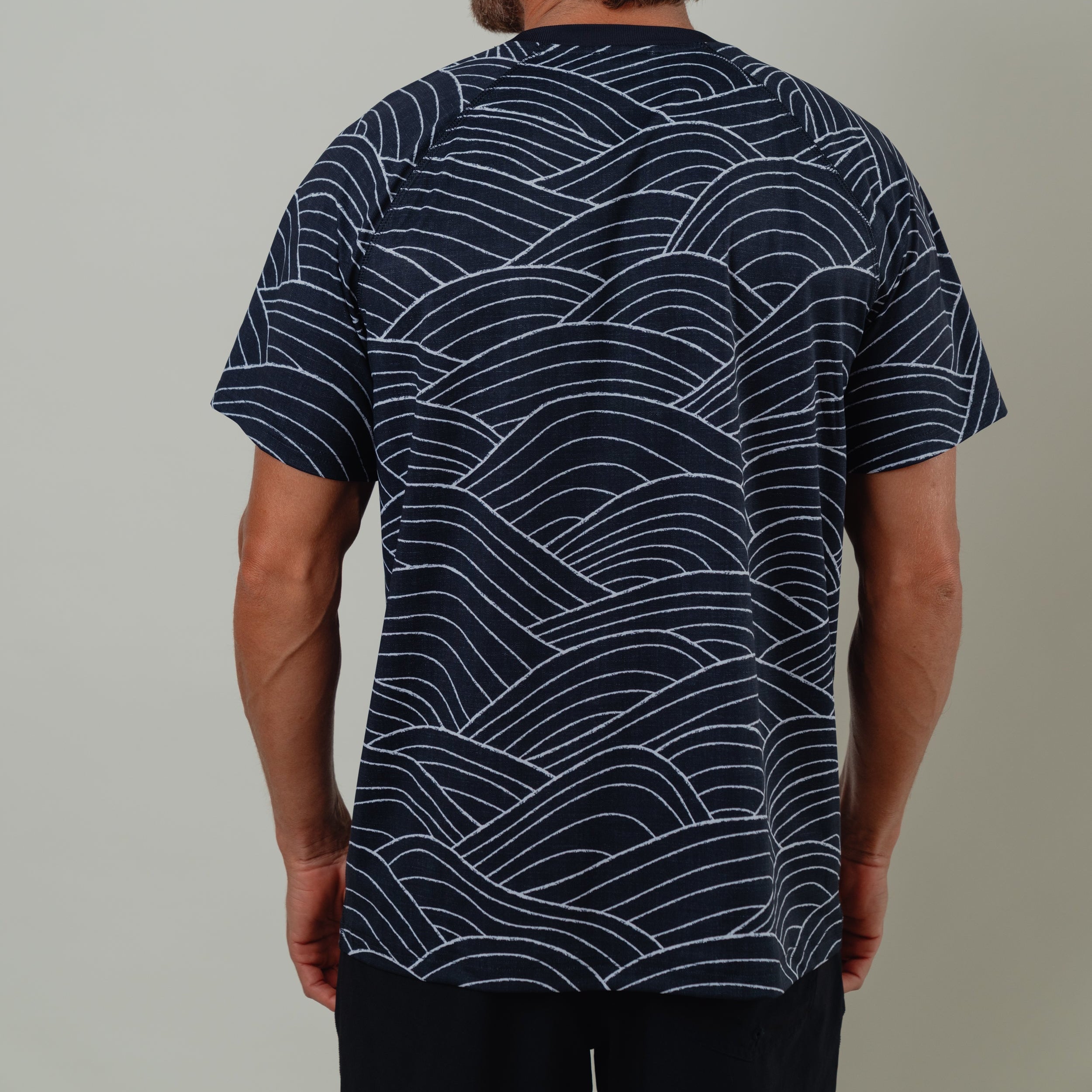 OLEU SUNSPORT™ UV TEE SHIRT - STORM CARBON