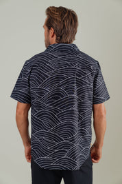 OLEU UV QUICK-DRY BOARDSHIRT - STORM CARBON