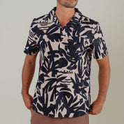 OLEU UV QUICK-DRY BOARDSHIRT - CARVINGS SANDSTONE