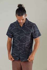OLEU UV QUICK-DRY BOARDSHIRT - STORM CARBON