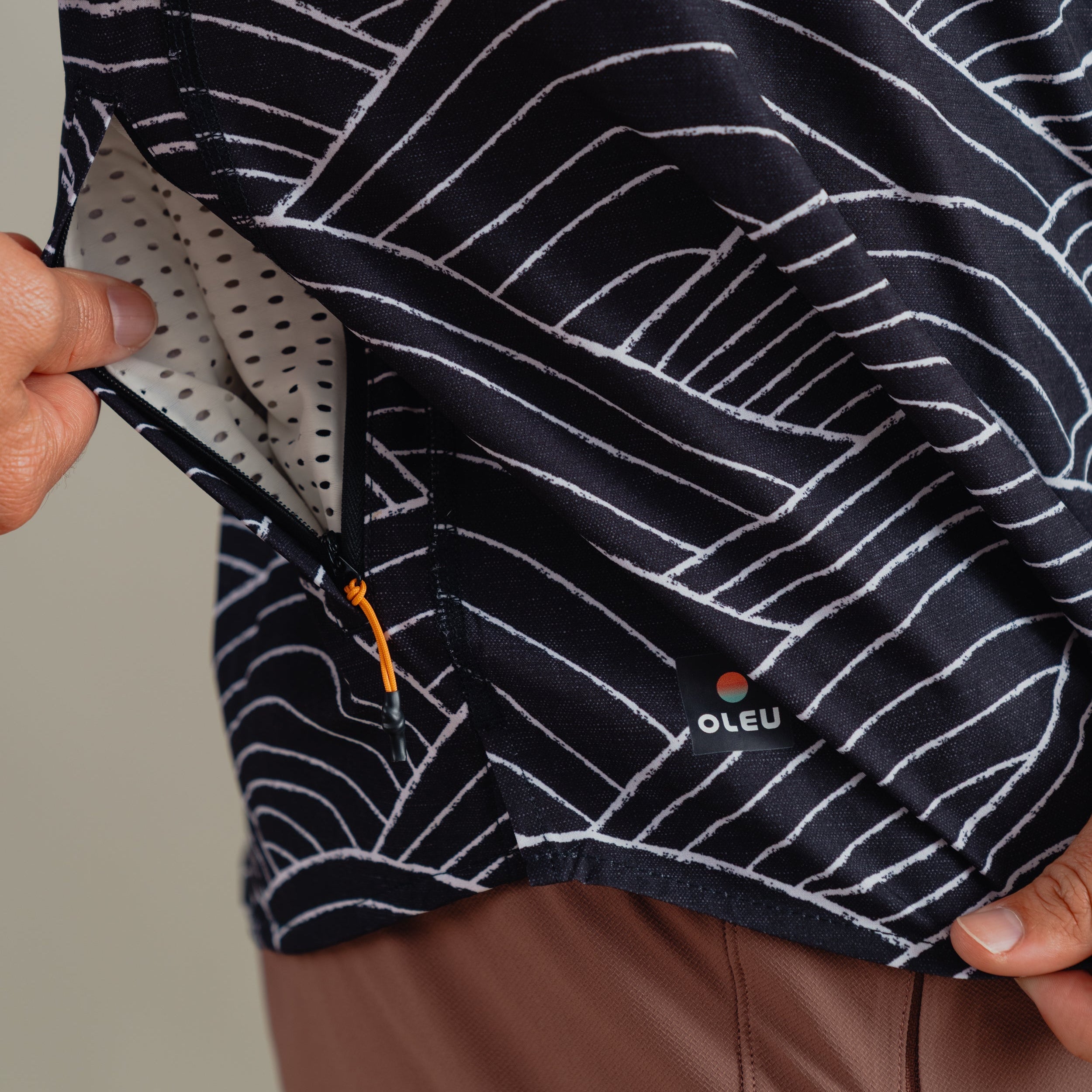 OLEU UV QUICK-DRY BOARDSHIRT - STORM CARBON