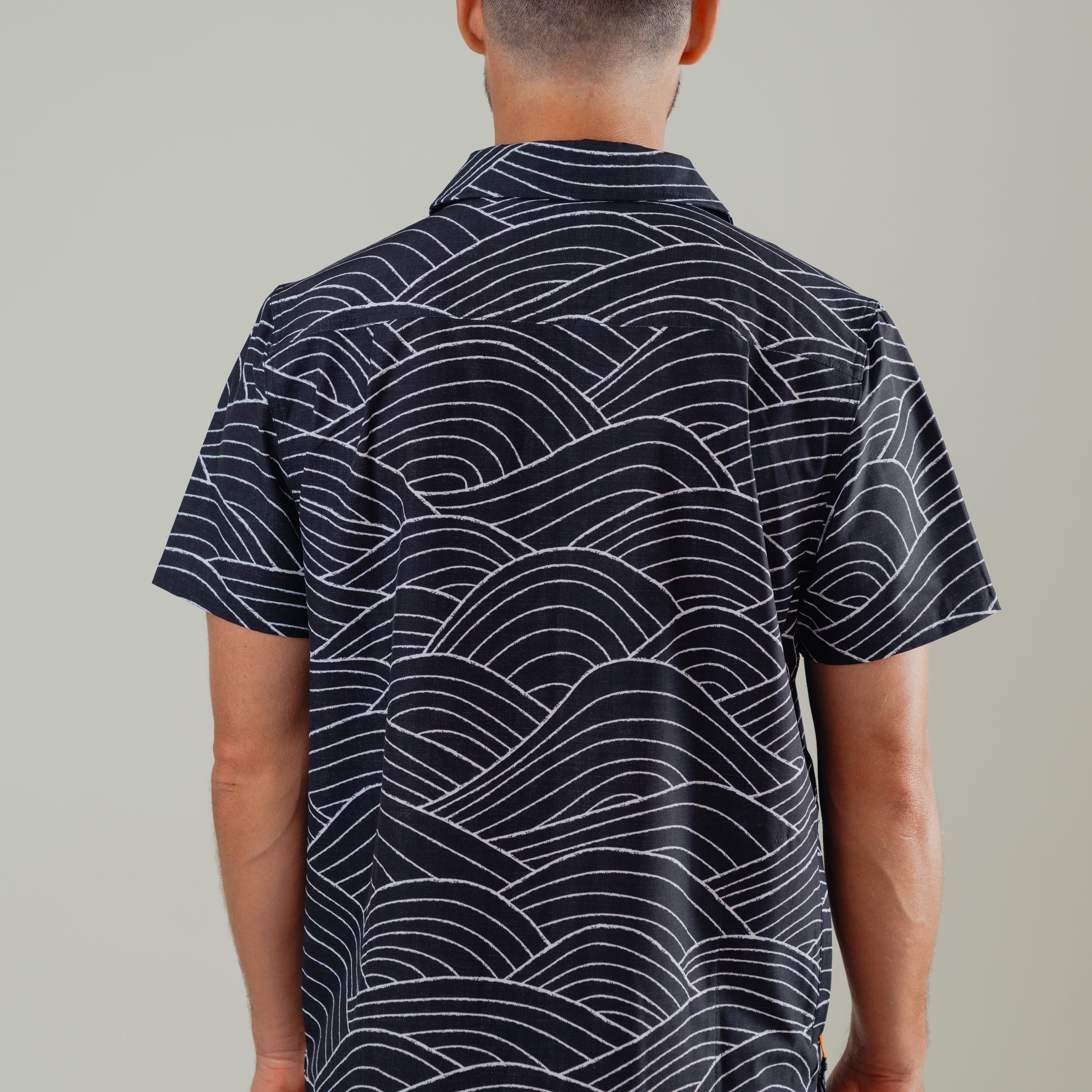 OLEU UV QUICK-DRY BOARDSHIRT - STORM CARBON