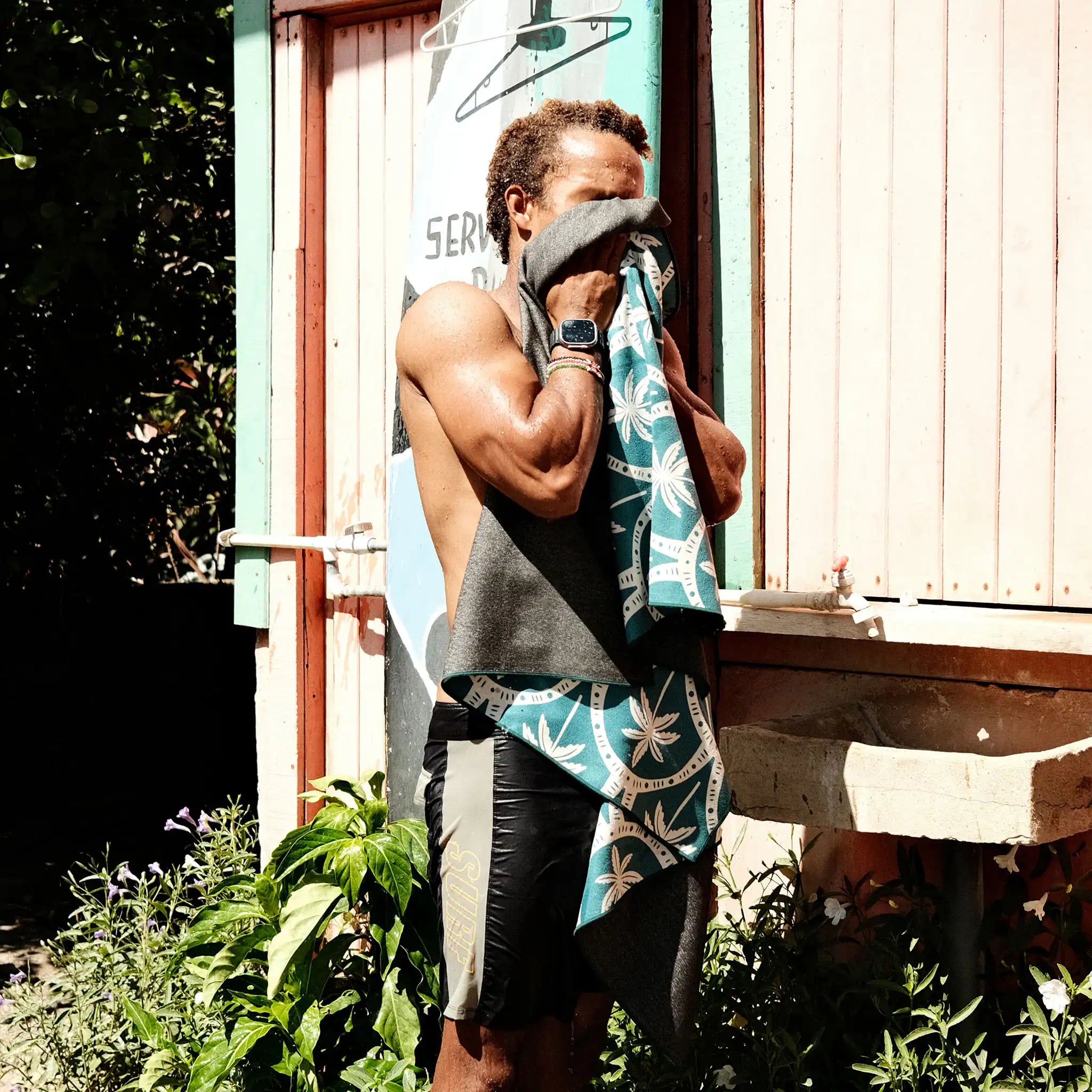 Original Towel: Palms Resort Teal Ocean - Pau Hana Surf Supply