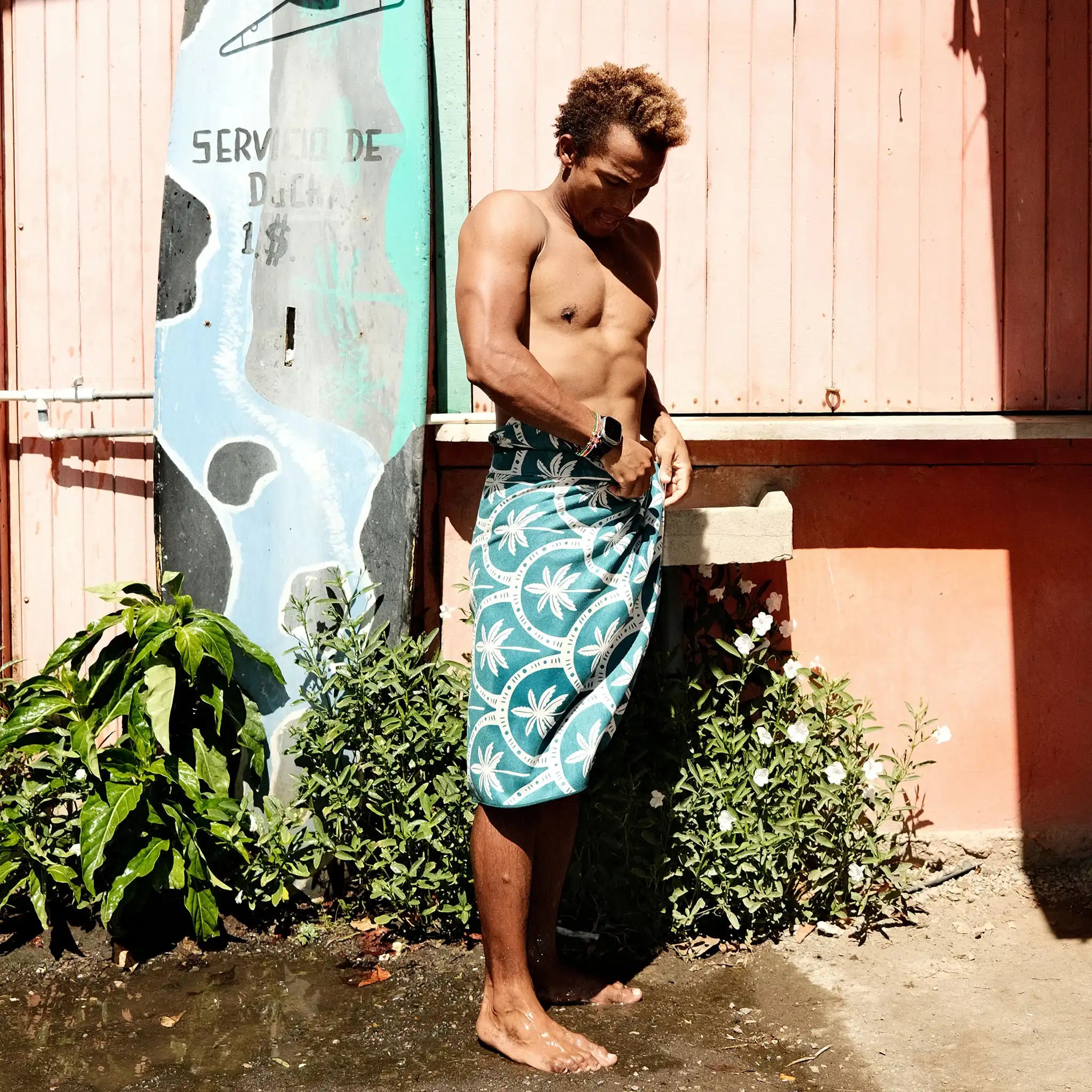 Original Towel: Palms Resort Teal Ocean - Pau Hana Surf Supply
