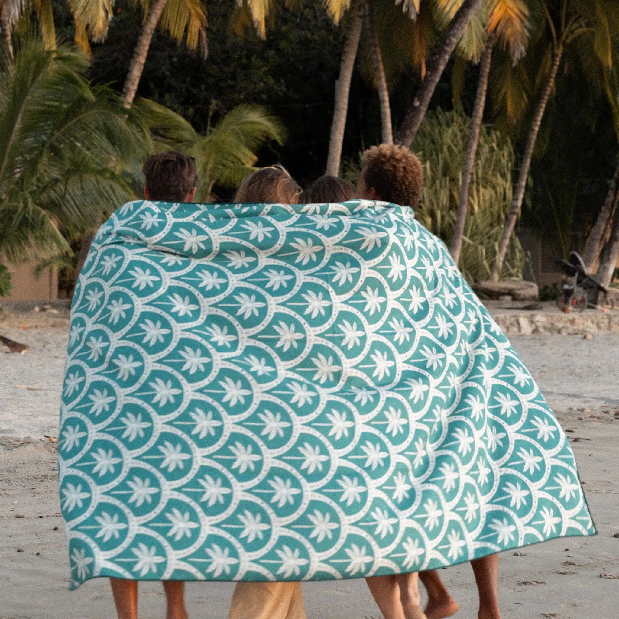 Nomadix Blanket Towel: Palms Resort Teal Ocean - Pau Hana Surf Supply