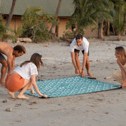 Nomadix Blanket Towel: Palms Resort Teal Ocean - Pau Hana Surf Supply