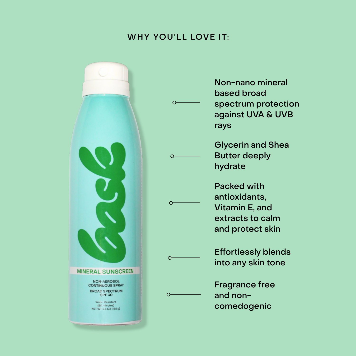 SPF 30 Mineral Fragrance-Free Non-Aerosol Spray - Pau Hana Surf Supply