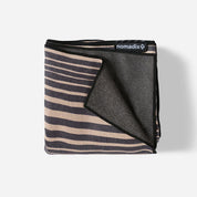 Nomadix Original Towel: Heritage Stripe Black and Tan - Pau Hana Surf Supply