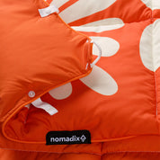 Graphene Puffer Blanket: Big Flowers Expedition Orange - Pau Hana Surf Supply