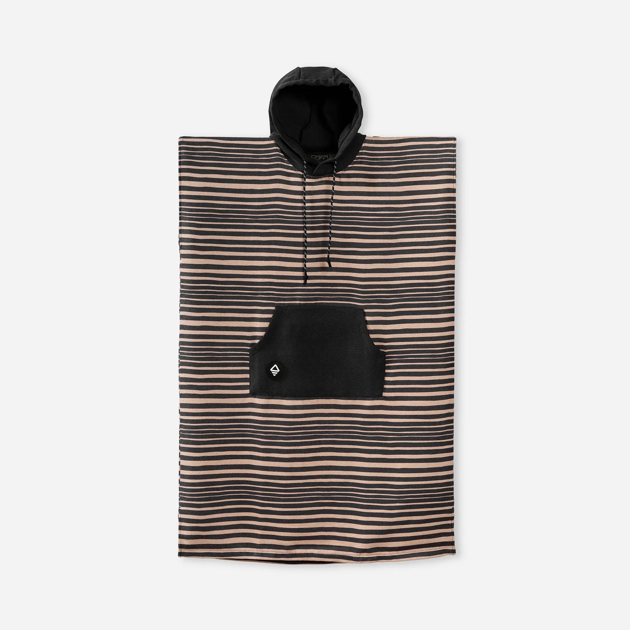 Nomadix Changing Poncho: Heritage Stripe Black and Tan - Pau Hana Surf Supply