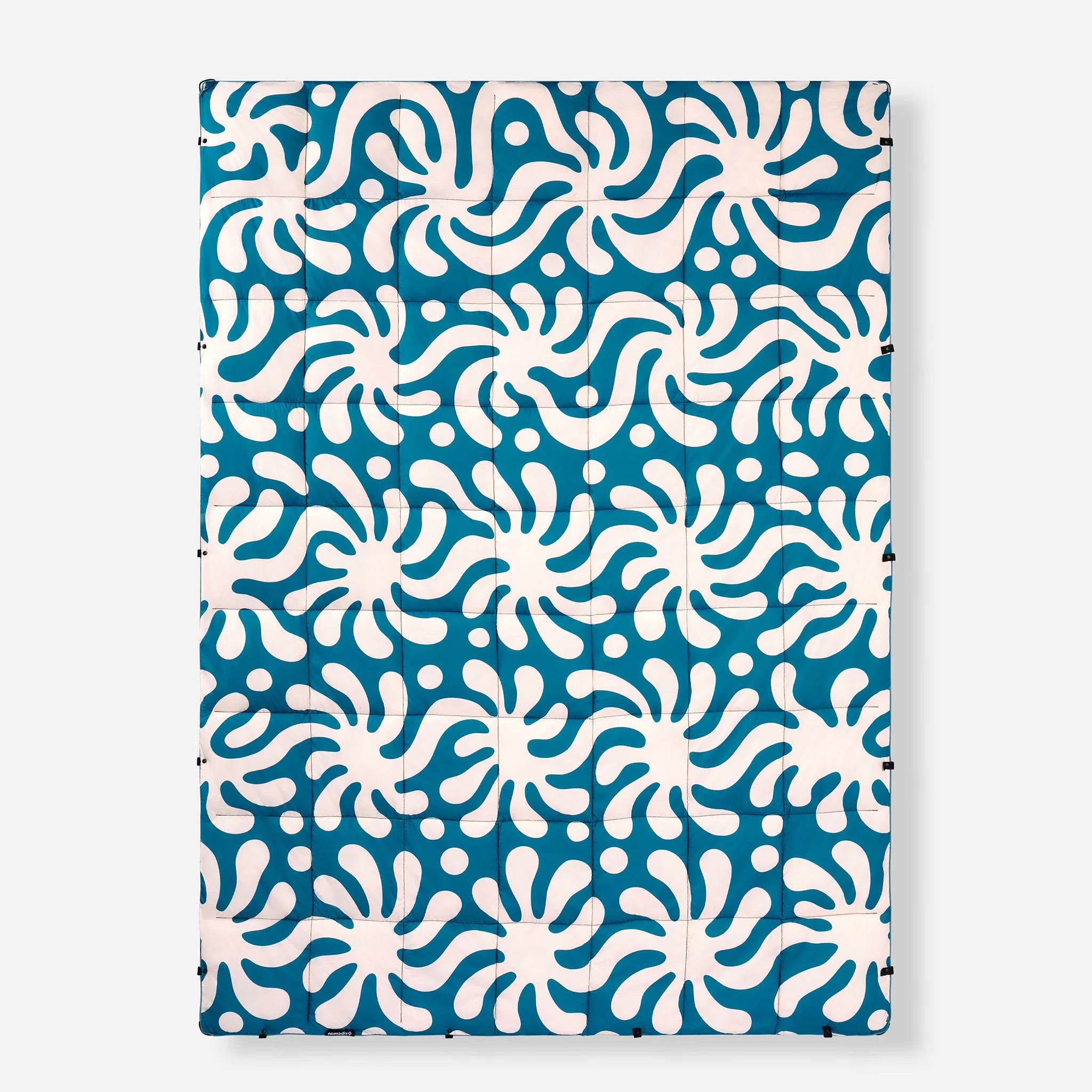 Nomadix Graphene Puffer Blanket: Whirlpool Teal Ocean - Pau Hana Surf Supply