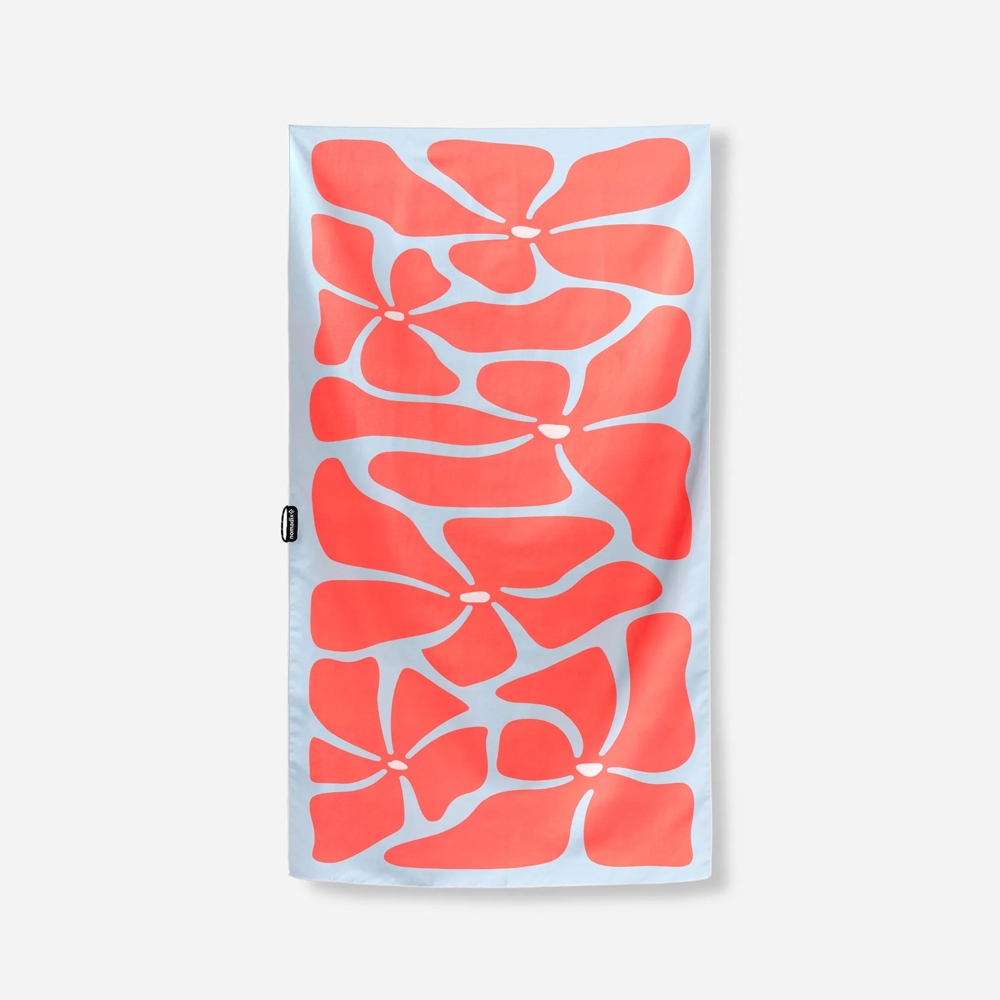Nomadix Ultralight Towel: Happy Flowers Warm Blue Red - Pau Hana Surf Supply