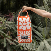 Graphene Puffer Blanket: Big Flowers Expedition Orange - Pau Hana Surf Supply