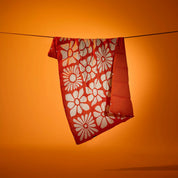 Graphene Puffer Blanket: Big Flowers Expedition Orange - Pau Hana Surf Supply