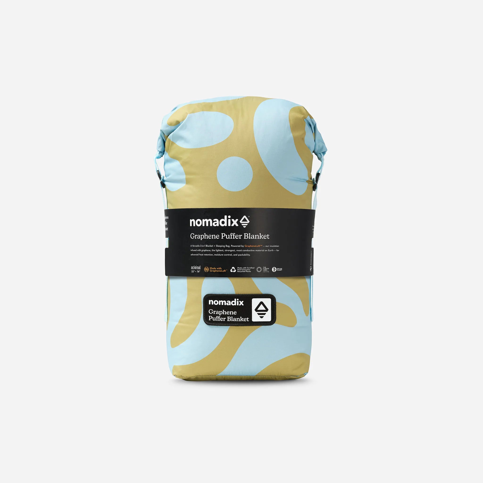 Nomadix Graphene Puffer Blanket: Whirlpool Meadow Green - Pau Hana Surf Supply