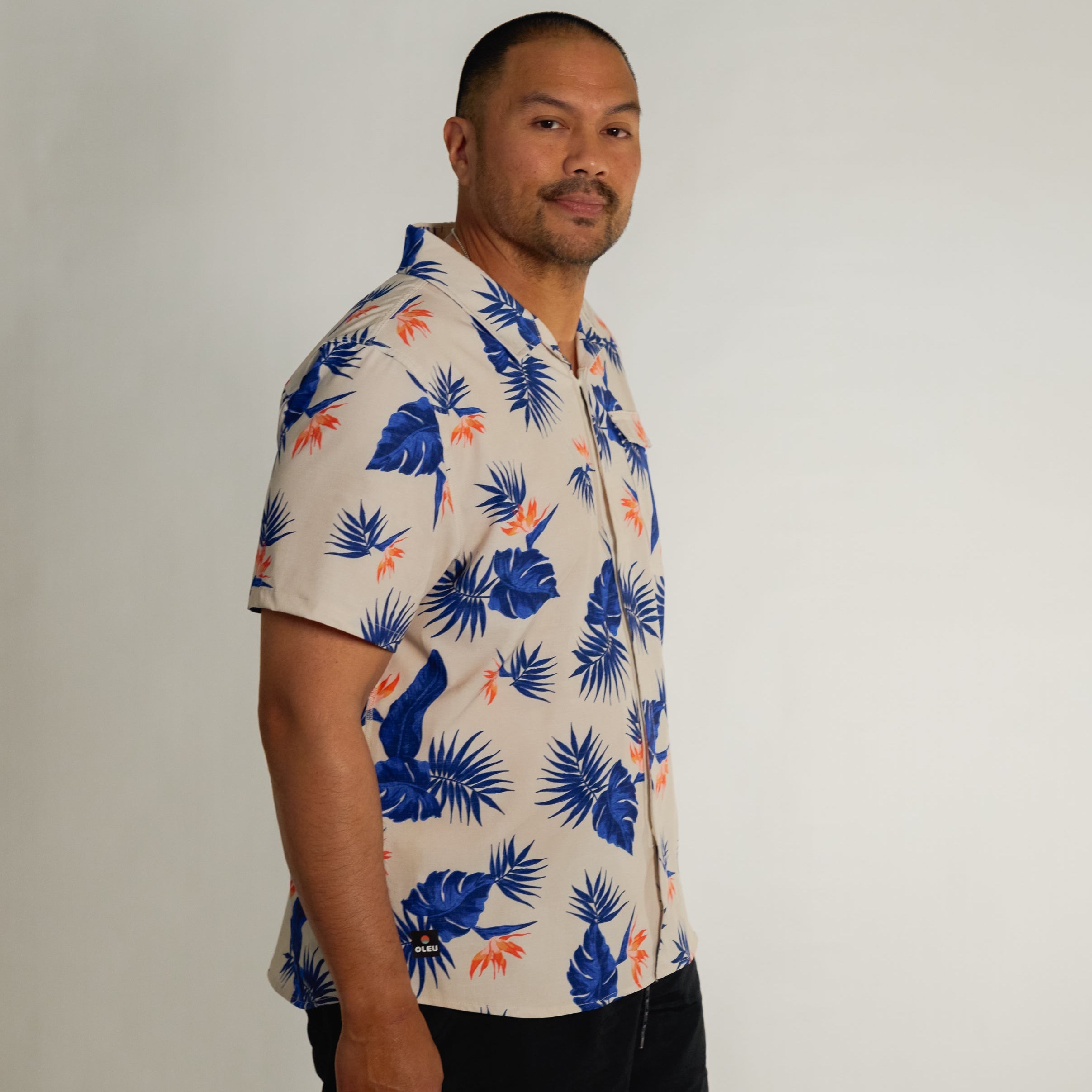OLEU UV QUICK-DRY BOARDSHIRT - PARADISE SHELL