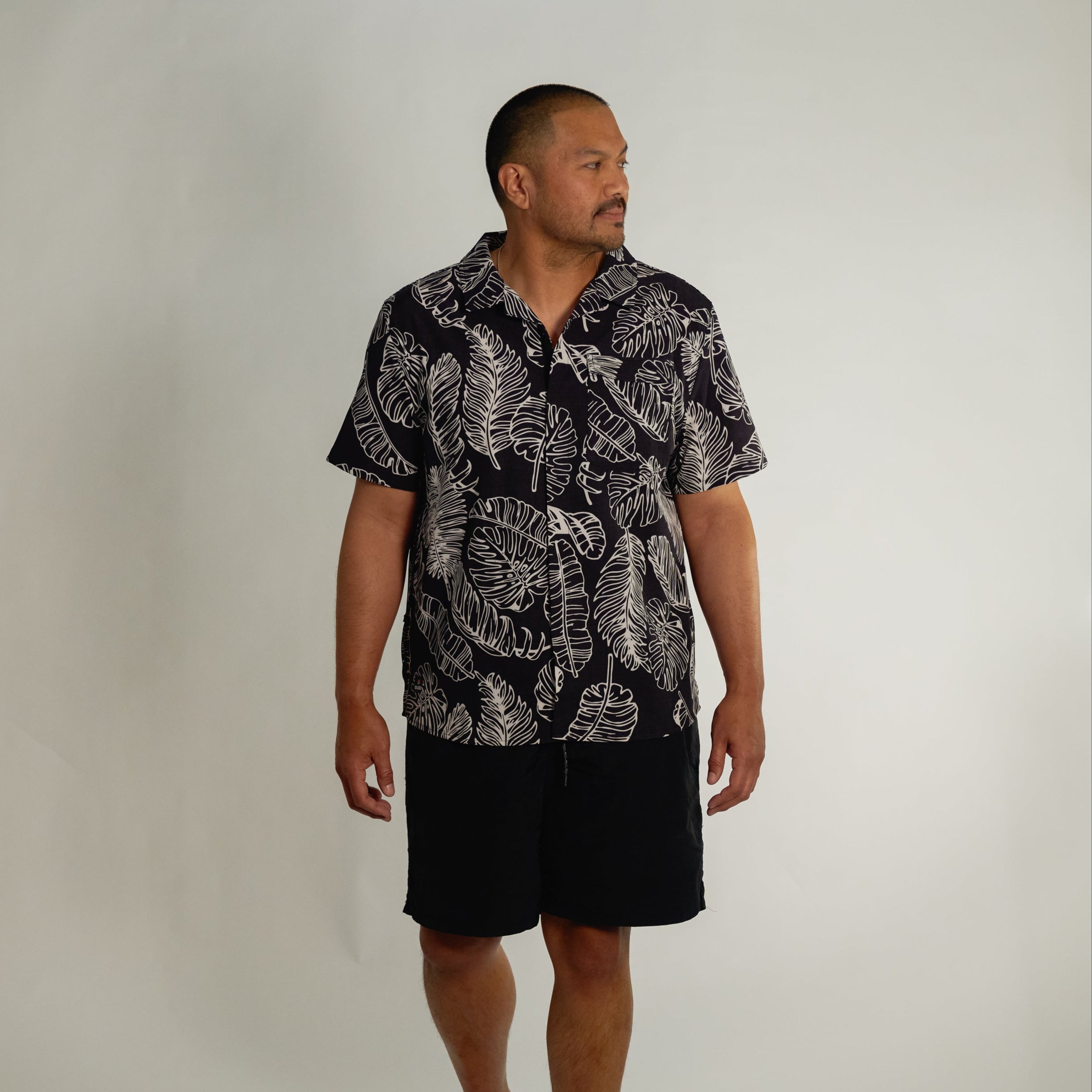 OLEU UV QUICK-DRY BOARDSHIRT - RAINFOREST JETT