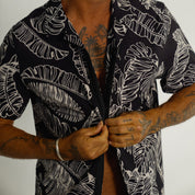 OLEU UV QUICK-DRY BOARDSHIRT - RAINFOREST JETT