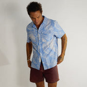 OLEU UV QUICK-DRY BOARDSHIRT - RAINFOREST CHAMBRAY
