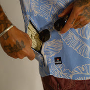 OLEU UV QUICK-DRY BOARDSHIRT - RAINFOREST CHAMBRAY