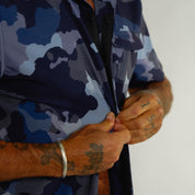 OLEU UV QUICK-DRY BOARDSHIRT - SEA CAMO MARINE
