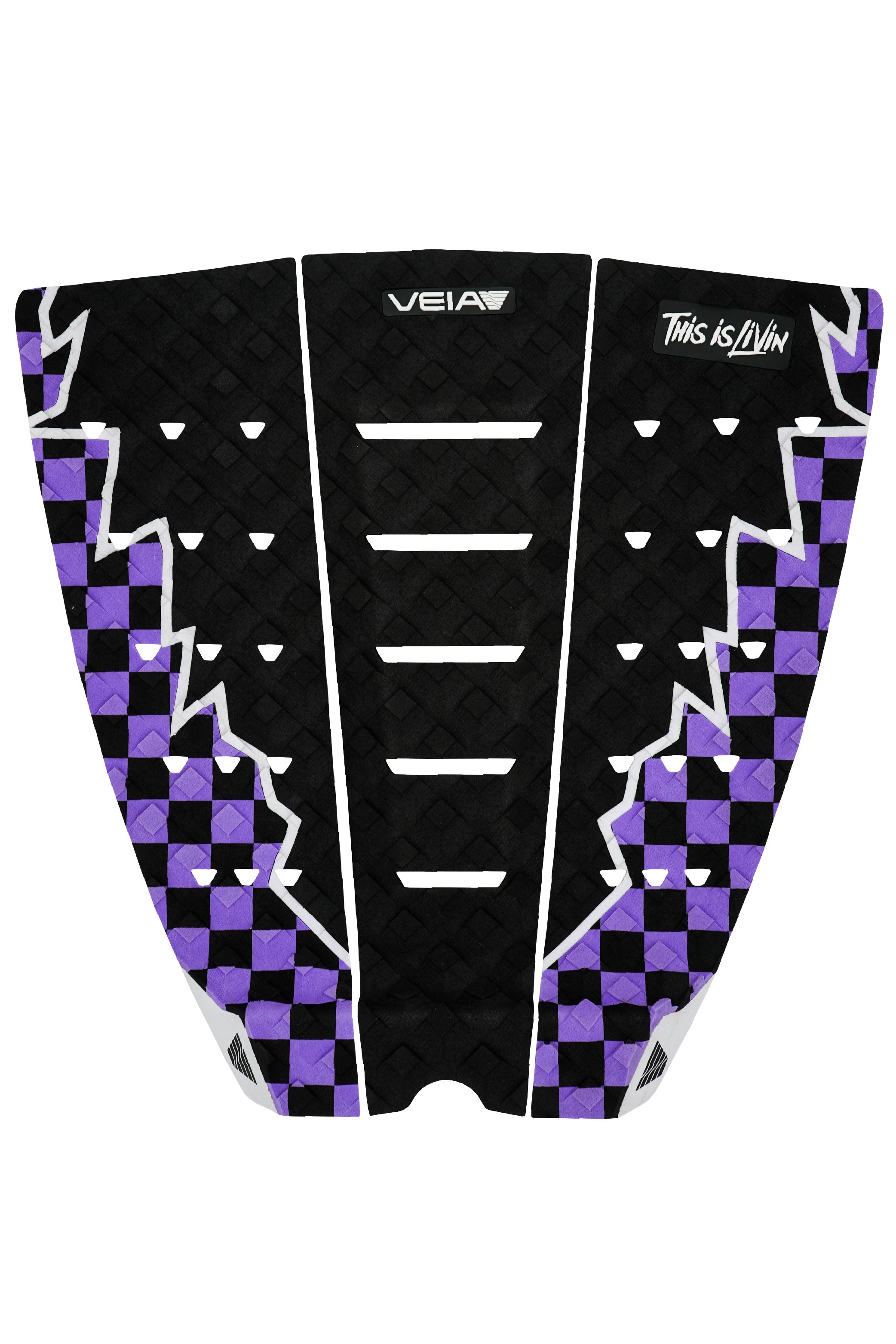 THIS IS LIVIN Explorer 3 Piece Squash Pad - Purple Checkered/Night - Pau Hana Surf Supply