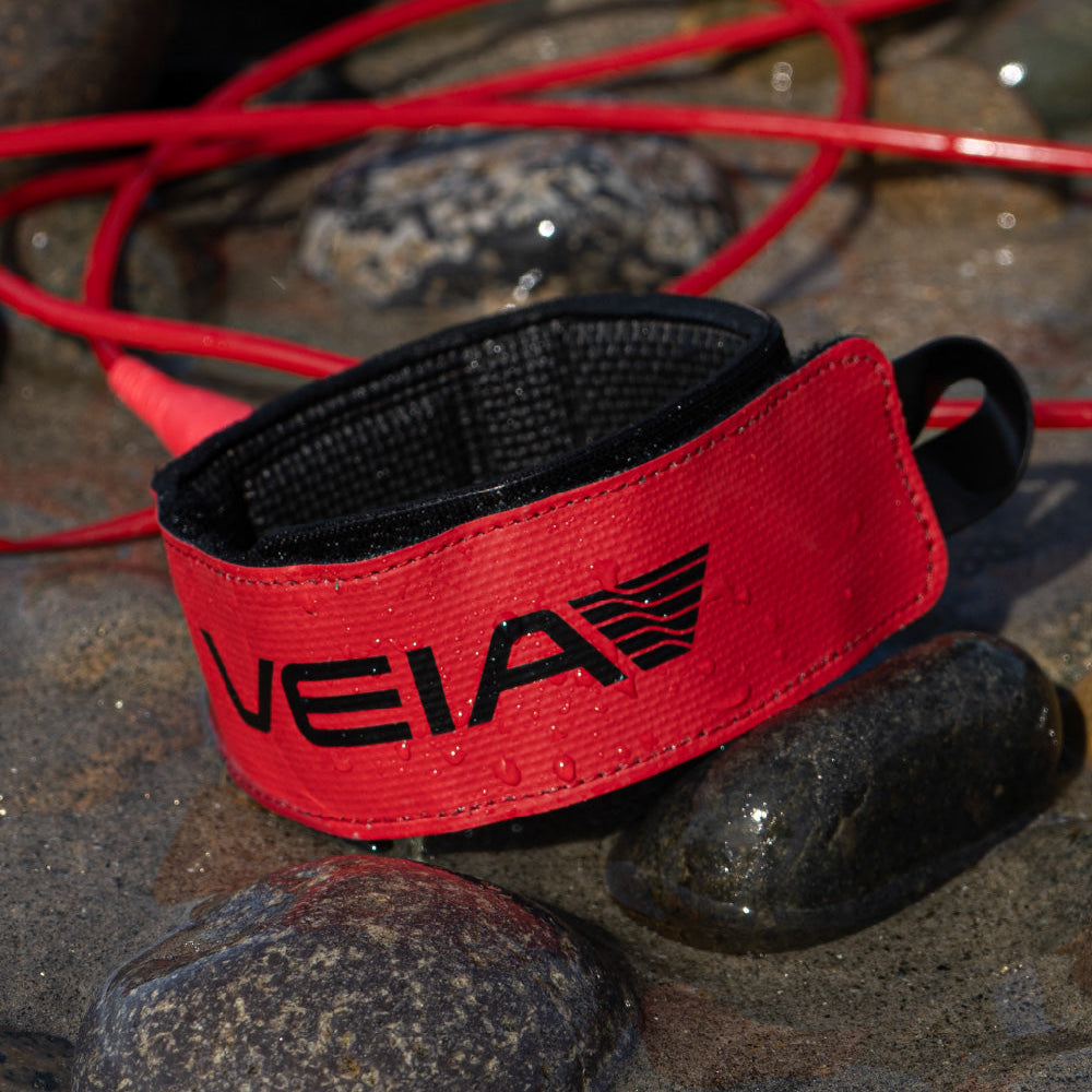 JJF Pro 7' Leash - Red - Pau Hana Surf Supply