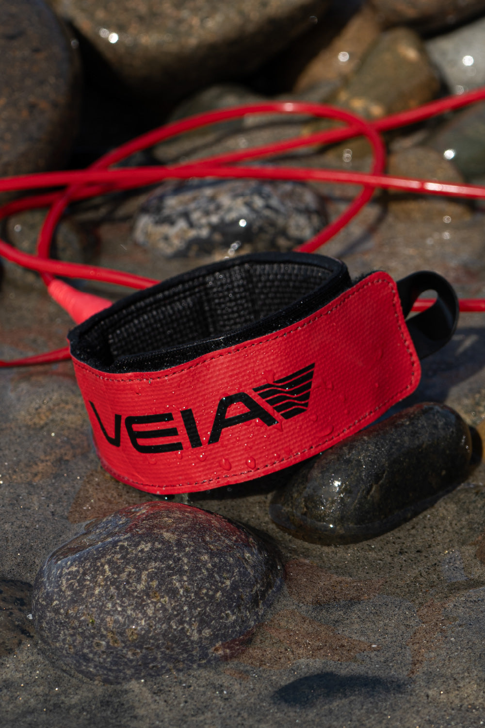JJF Pro 7' Leash - Red - Pau Hana Surf Supply