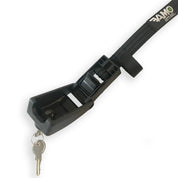 KEYED Locking Tie Down Straps w/ Interwoven Braided Steel Cables-Paddleboard-Surf-Kayak