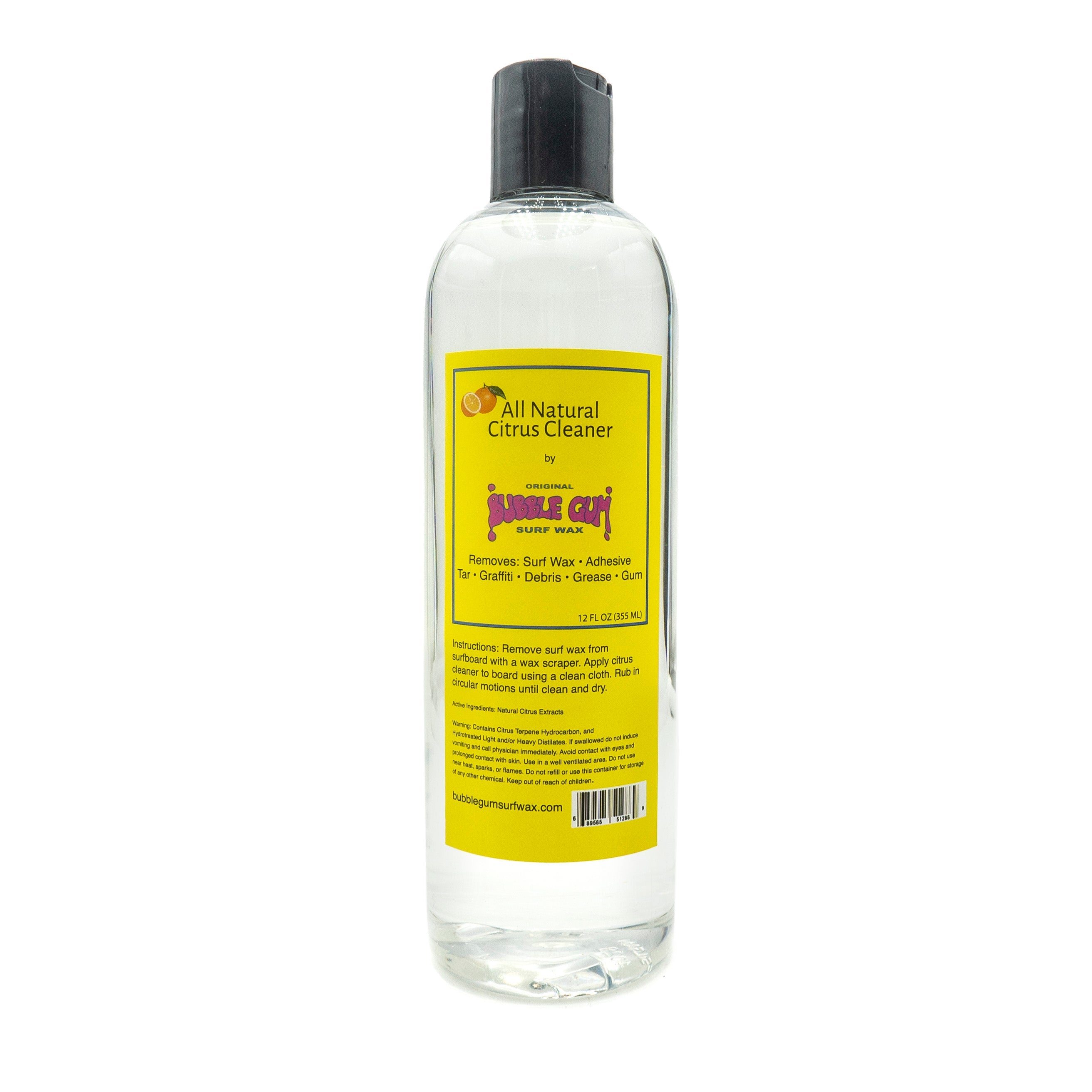 Bubble Gum Surf Wax Remover 12oz Citrus - Pau Hana Surf Supply