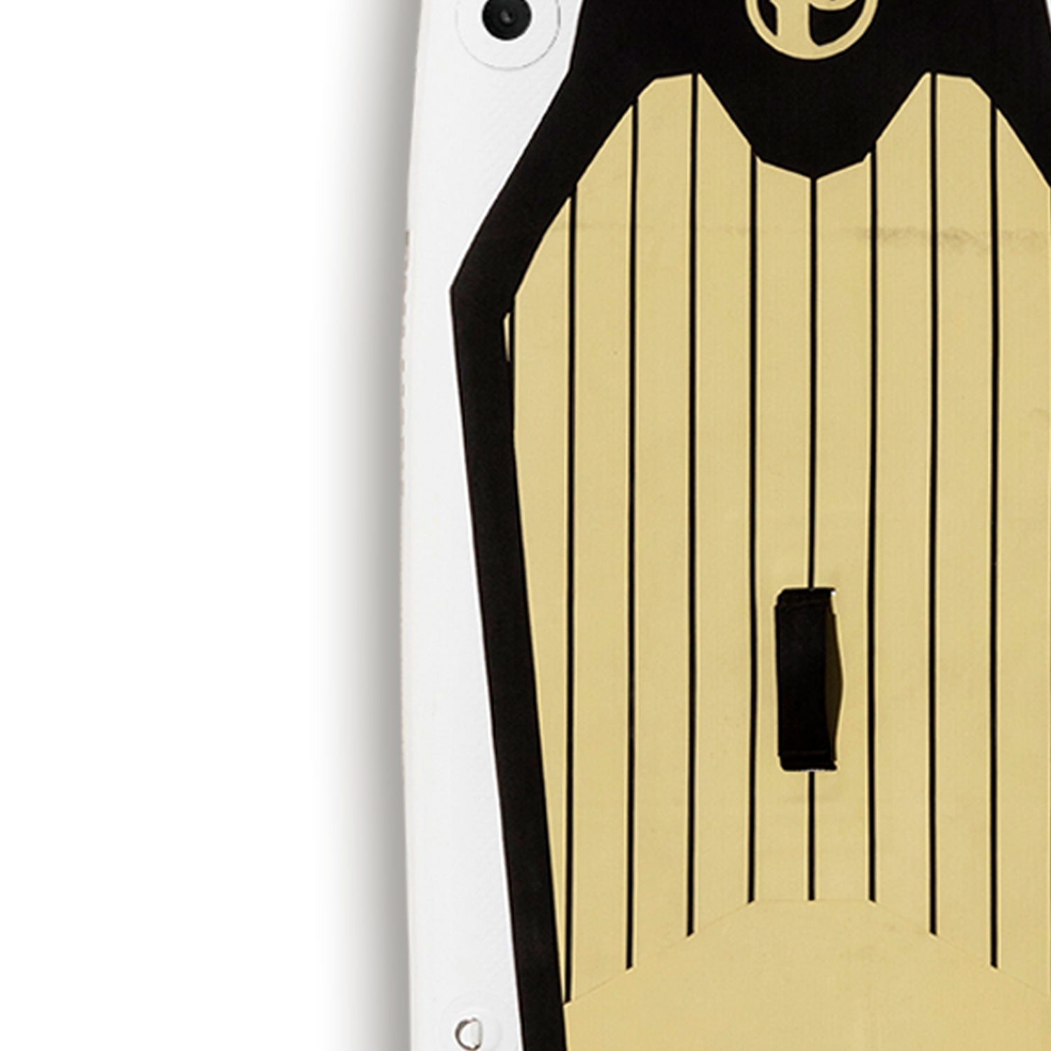 close up of the eva deckpad on a paddleboard